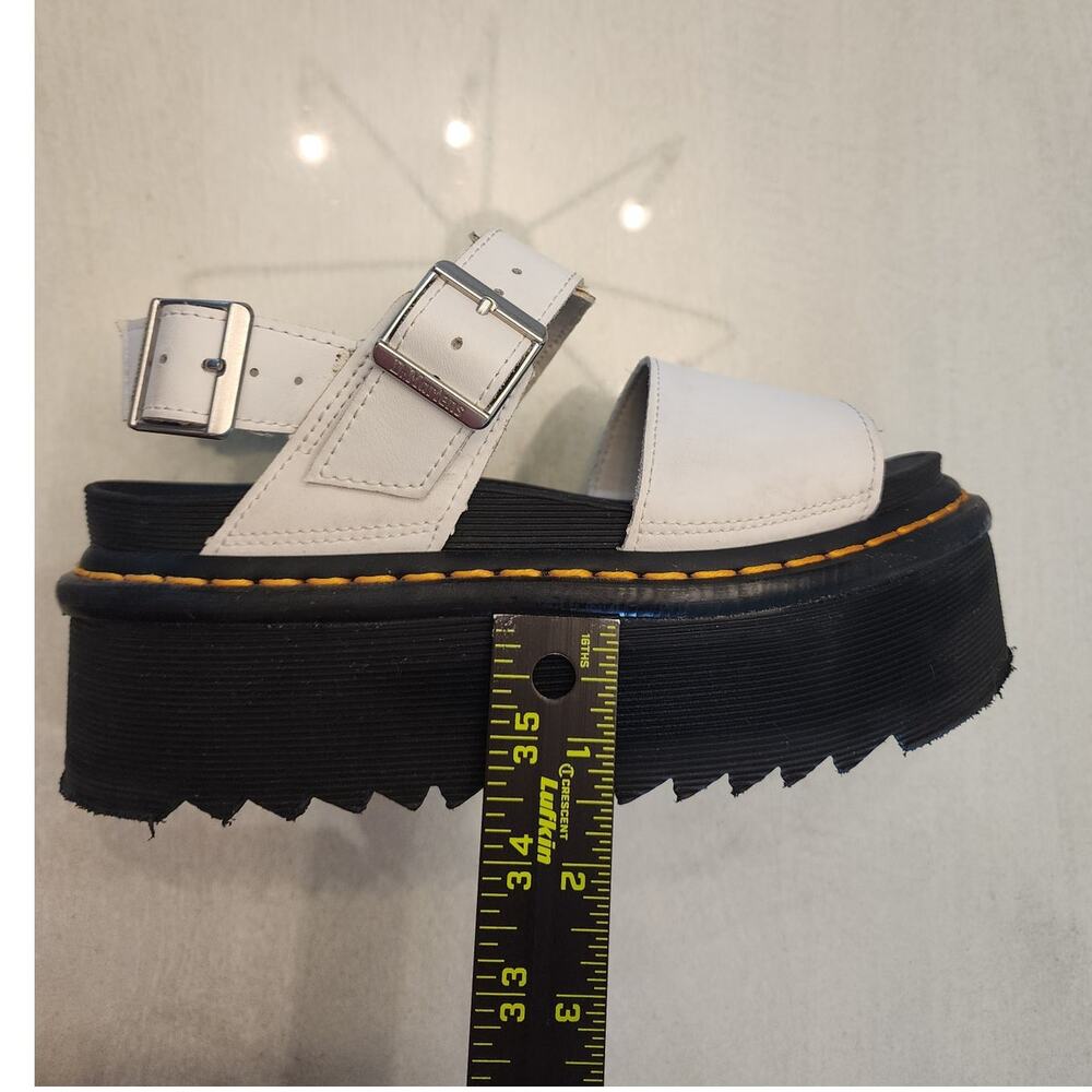 Dr. Martens White and Black Platform Sandals - Picture 9 of 9